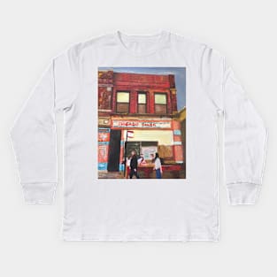 Chicago, Diner Kids Long Sleeve T-Shirt